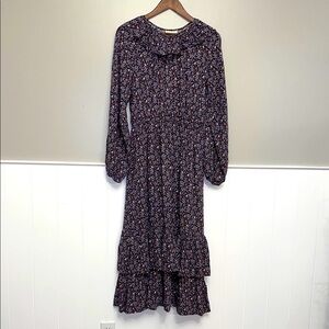 Universal Thread Black Floral Maxi Dress